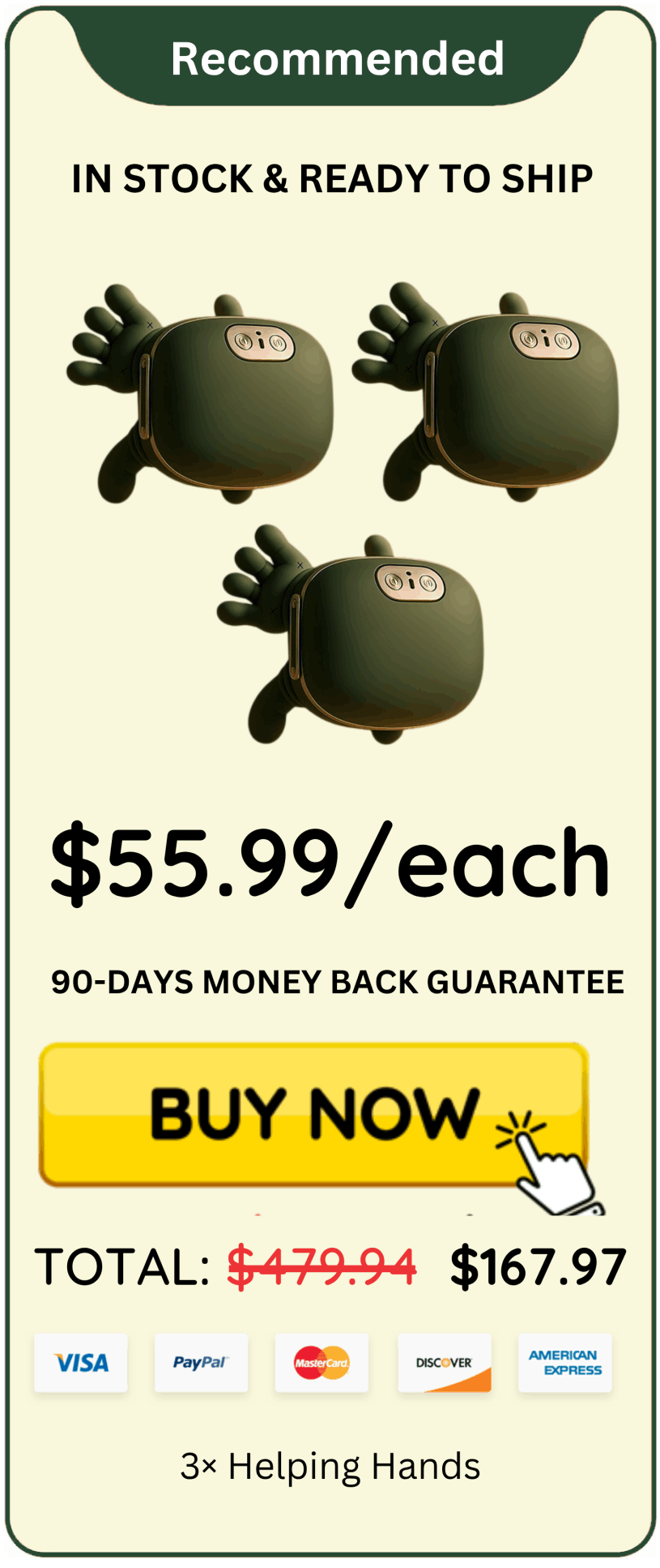 Helping Hands Massager offer price 